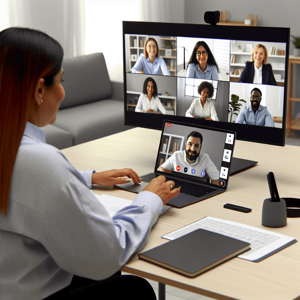 Virtual instructor-led training session